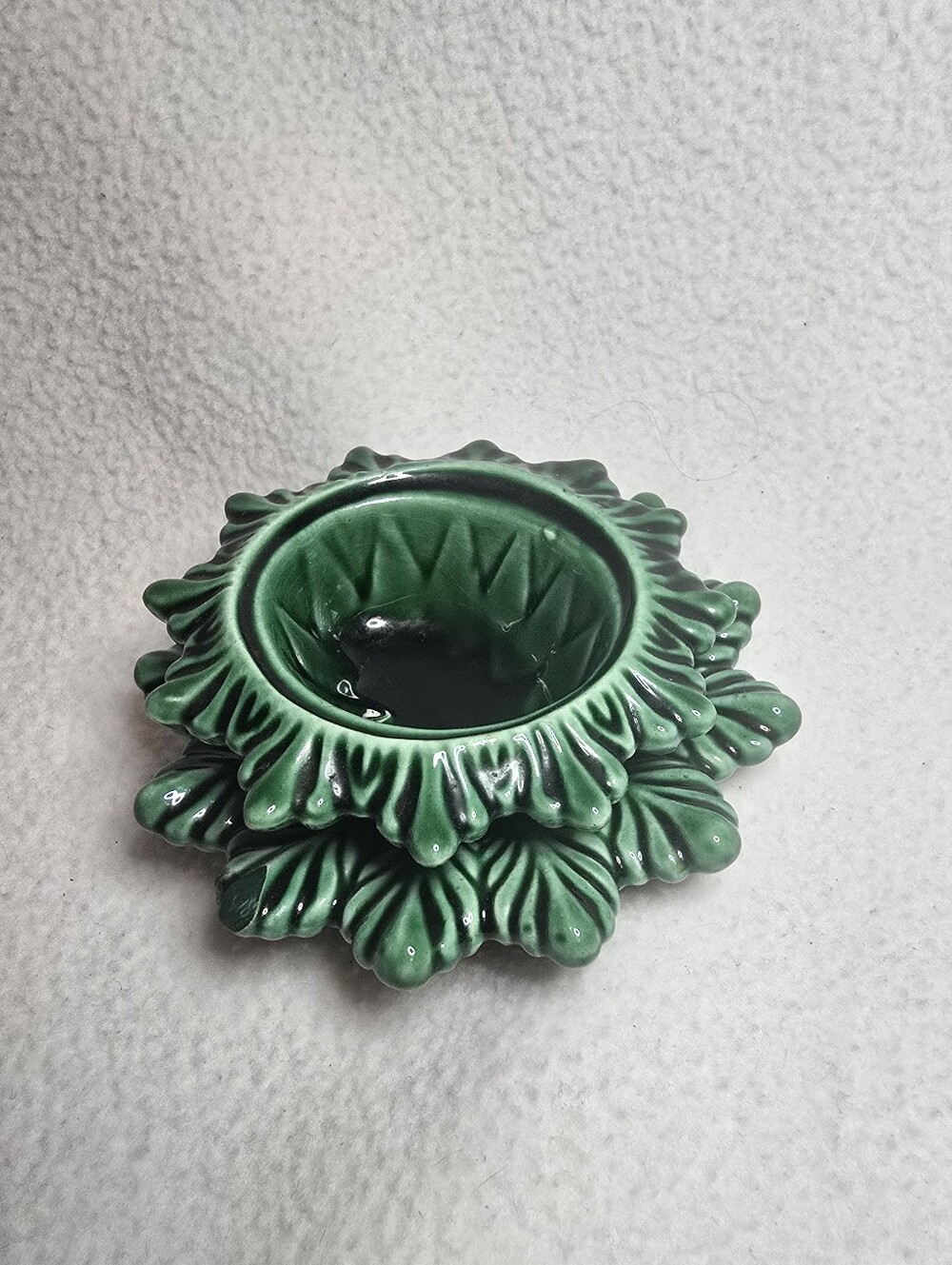 Vintage Ceramic Bottom 2 Pieces For Lighter Christmas Tree